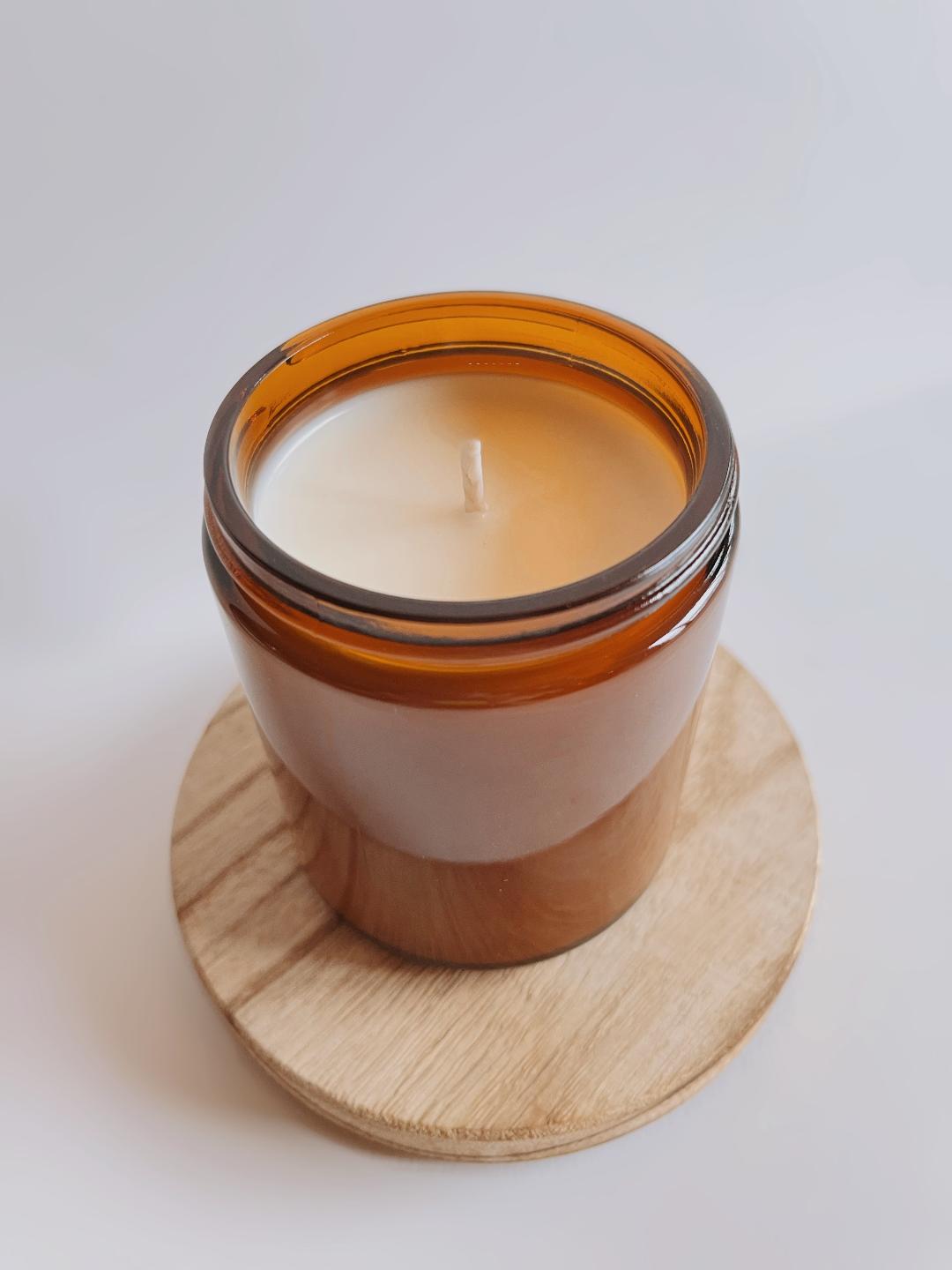 8oz Amber Jar Candle