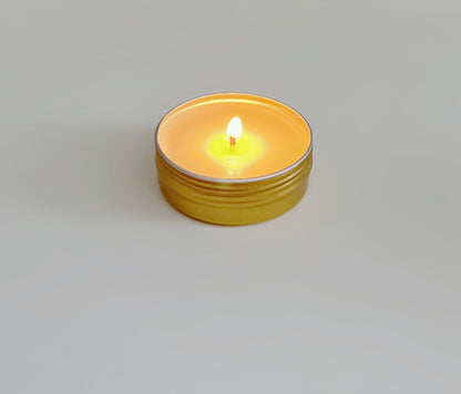 Lit Gold Mini 2oz Candle