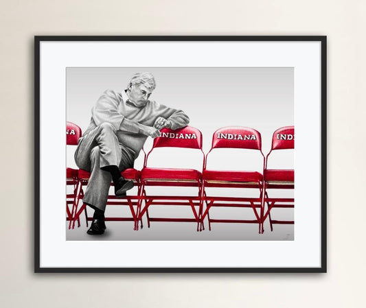 Framed Bob Knight Original Artwork Print