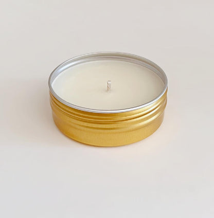 2oz Candle In Gold Tin