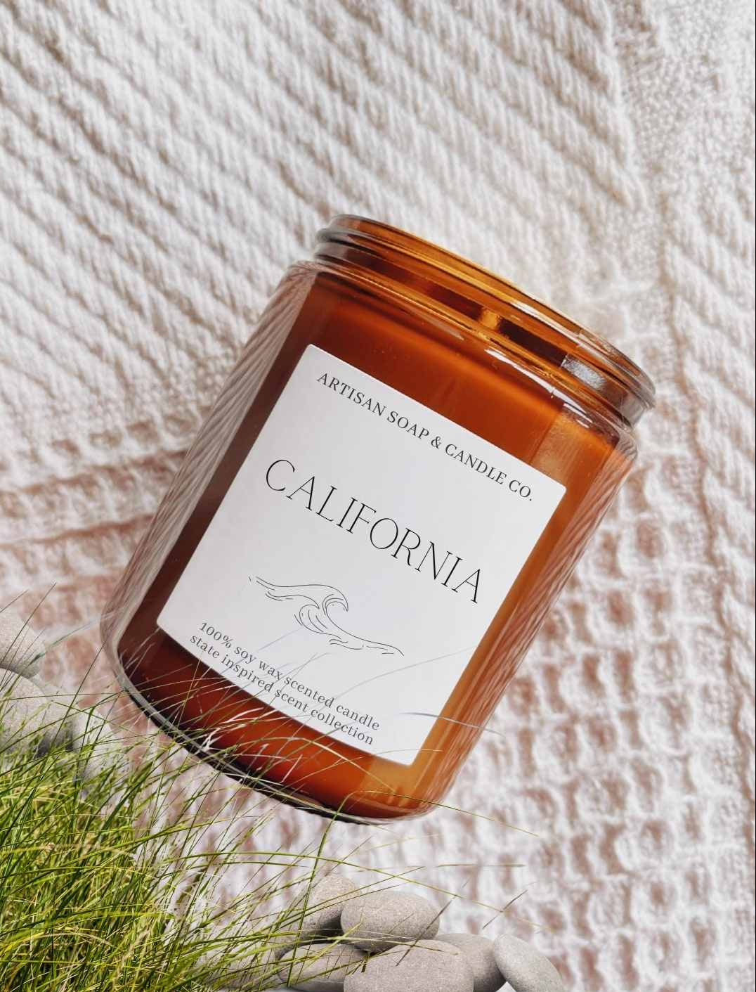 California State Inspired Scented Candle California Gifts